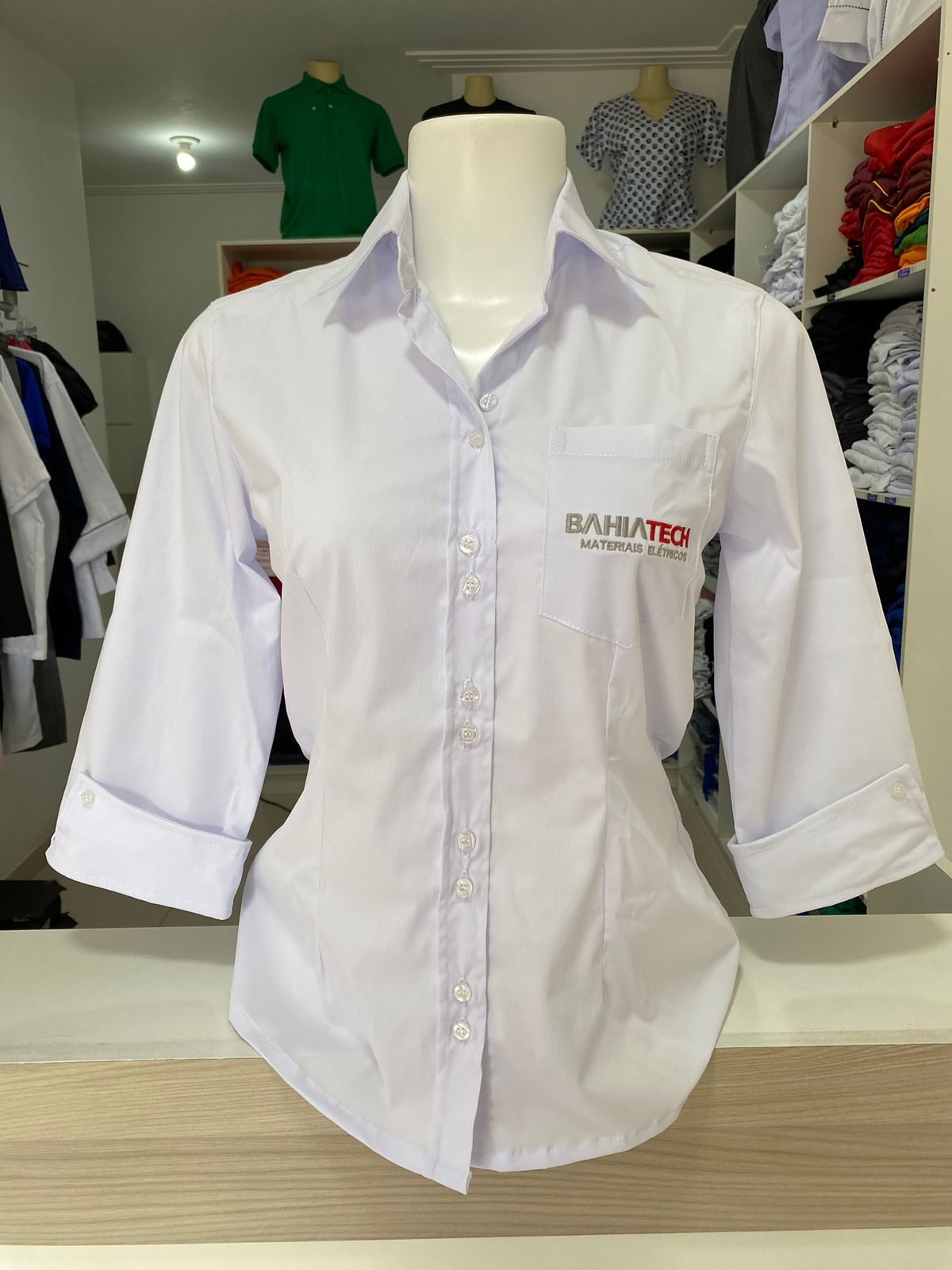 Camisa branca personalizada